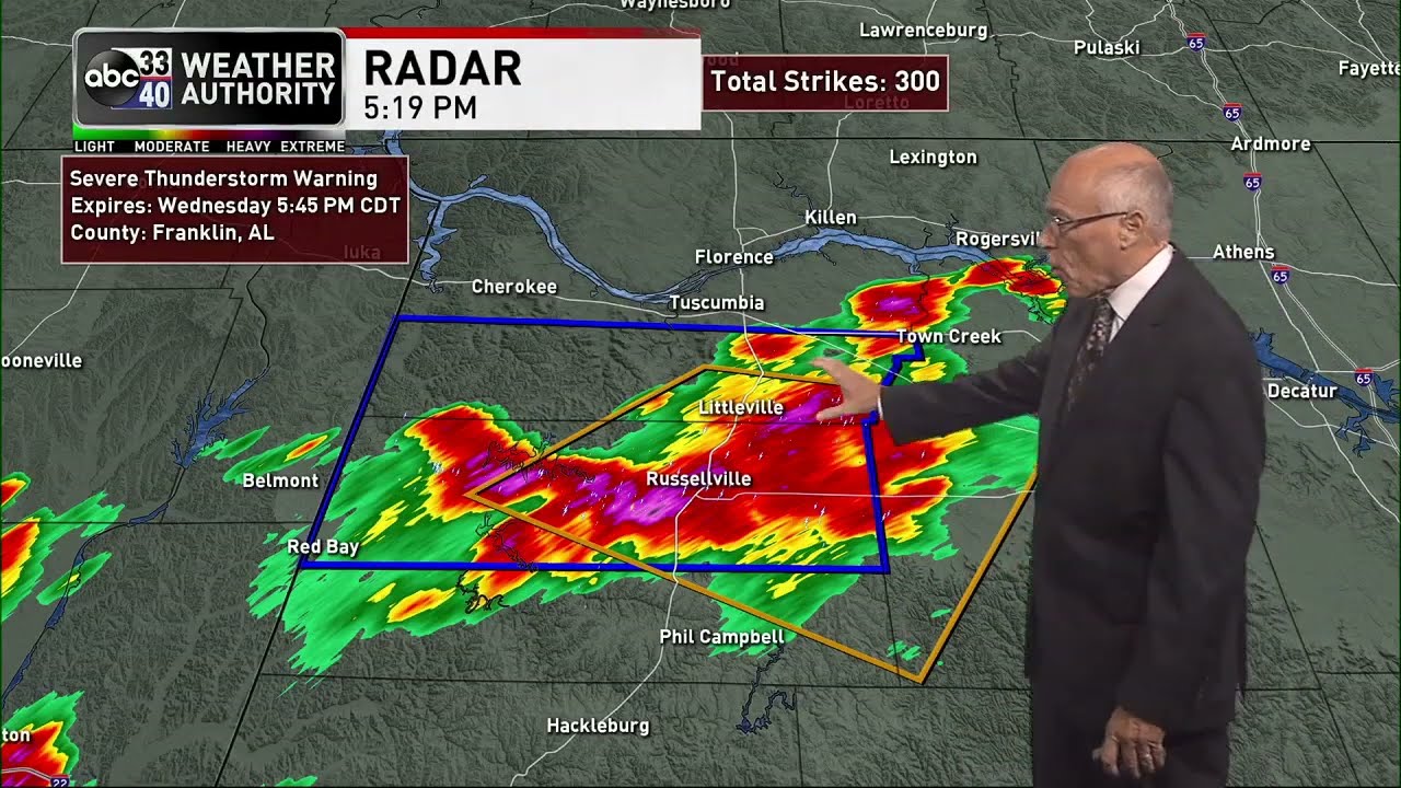 ABC 33/40 News Evening Weather Update - Wednesday, June 8, 2022