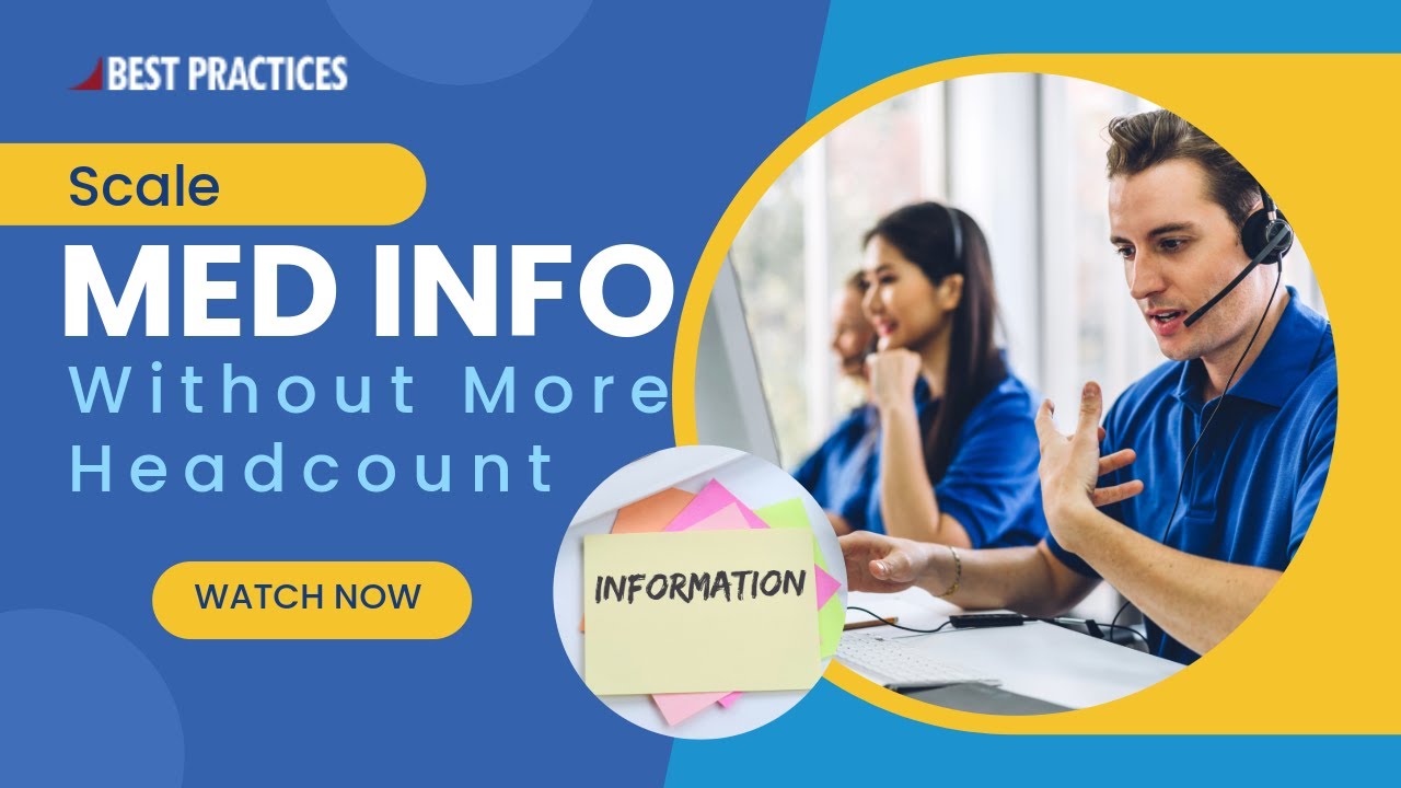 How To Scale Medical Information Operations in a High-Volume World