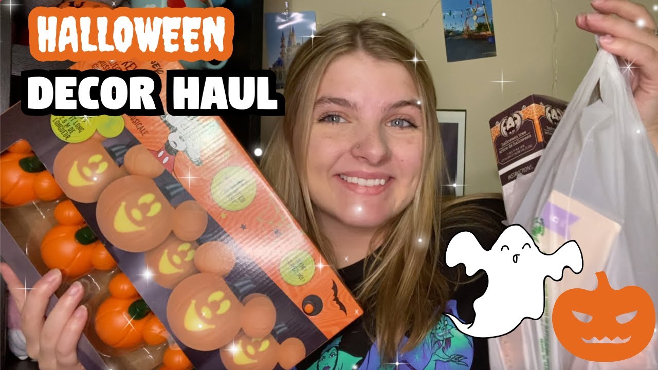 HALLOWEEN DECOR HAUL | TJ MAXX | DOLLAR TREE | MICKEY PUMPKINS | 2021