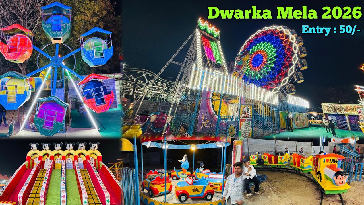 Dwarka Utsav Mela 2026 || Sector 11 Ground Dwarka || Entry Fees + Timings + Parking + Rides + Food