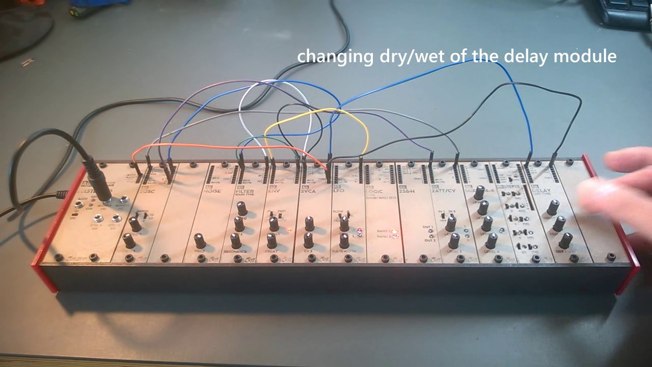 AE modular Demo Oscillator FM and Sync