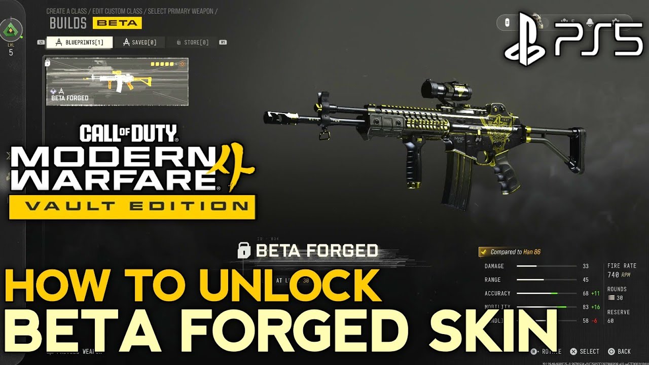 How to Get Beta Forged MW4 Beta Forged Skin Unlock | How to Unlock Beta Forged Weapon Blueprint MW4