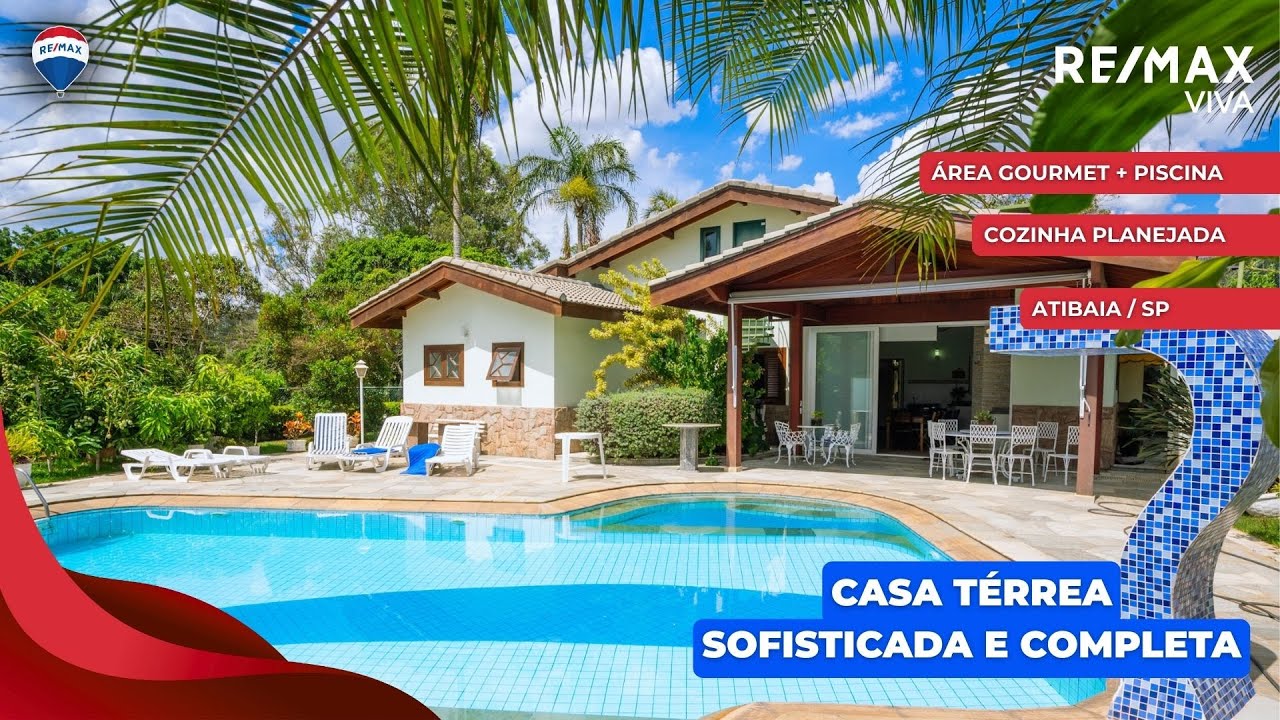 Casa Térrea 5 dormitórios à venda, 328m² por R$ 1.594.000 - Condomínio Shamballa I - Atibaia/SP