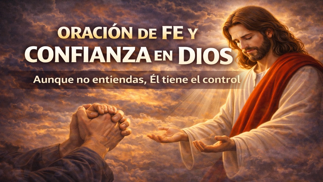 ORACIÓN DE FE Y CONFIANZA EN DIOS | Aunque no entiendas, Él tiene el control
