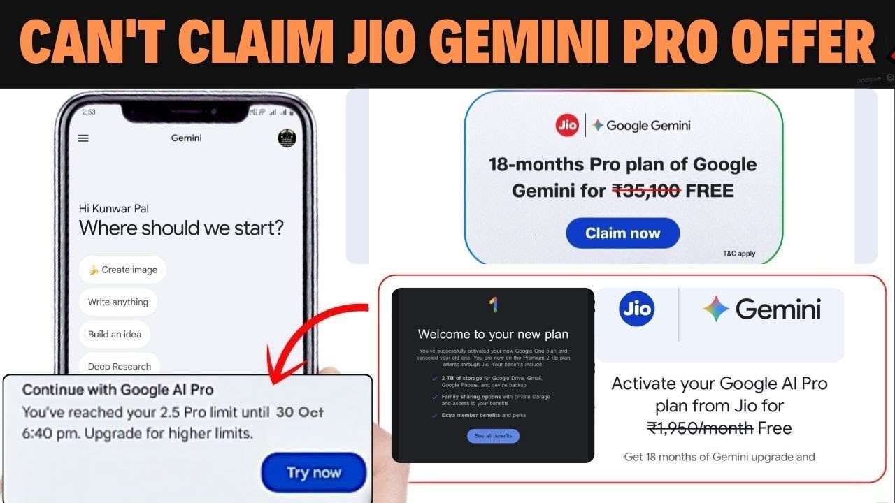 Jio Gemini Offer Claim Problem &ndash; What They Didn&rsquo;t Tell You! 😳🔥
