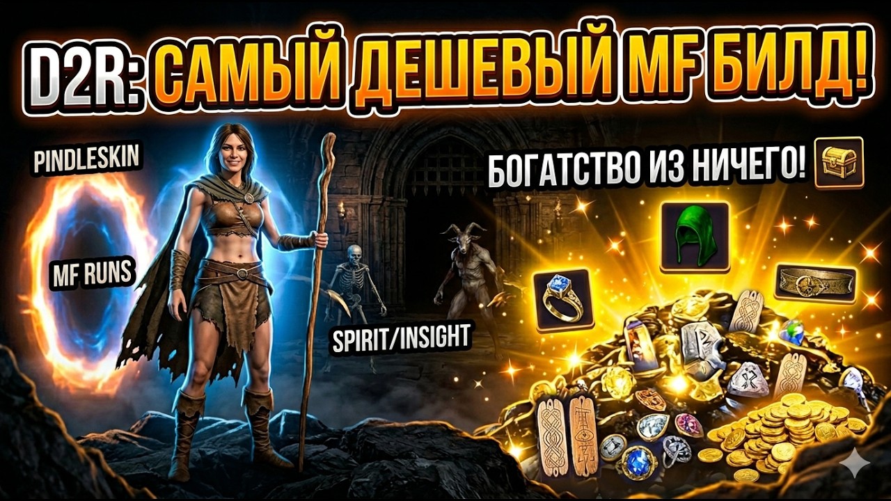 Лучший бюджетный билд для фарма Diablo 2 ressurected Infernal edition