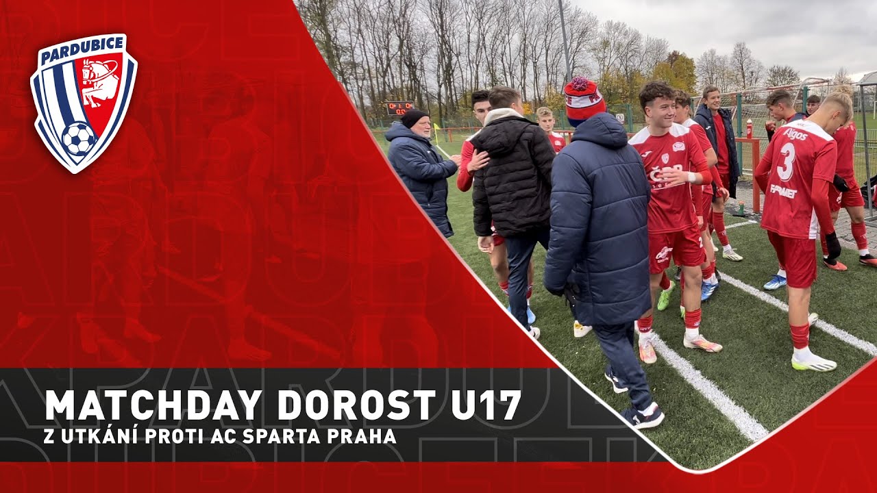 MATCHDAY | FK Pardubice U17 - AC Sparta Praha U17 | 3:3