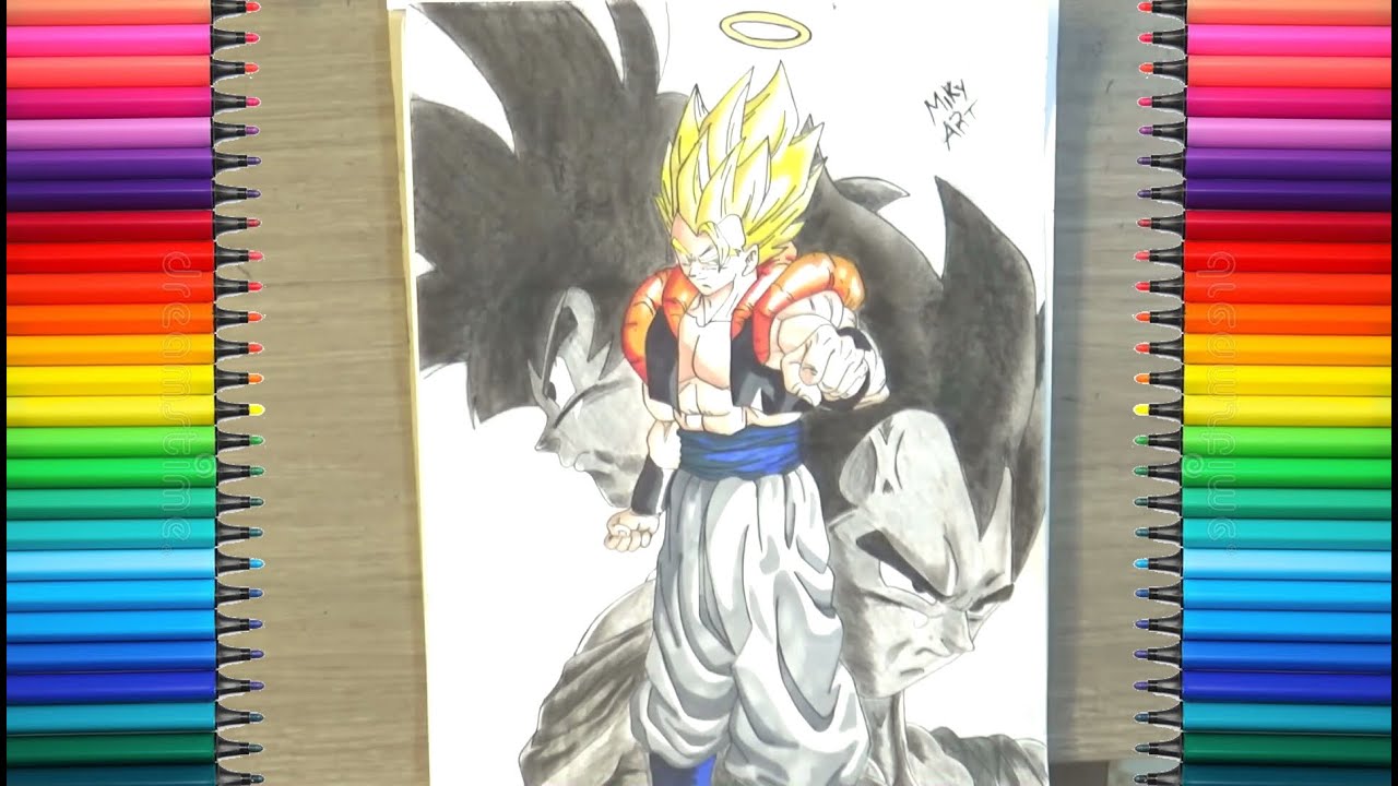 Drawing Gogeta Super Saiyan | Miky Art