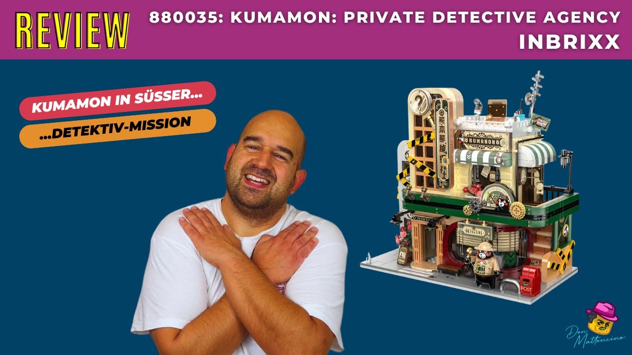 Süße Konkurrenz für Sherlock: Kumamon Private Detective Agency im Review / Inbrixx Set 880035