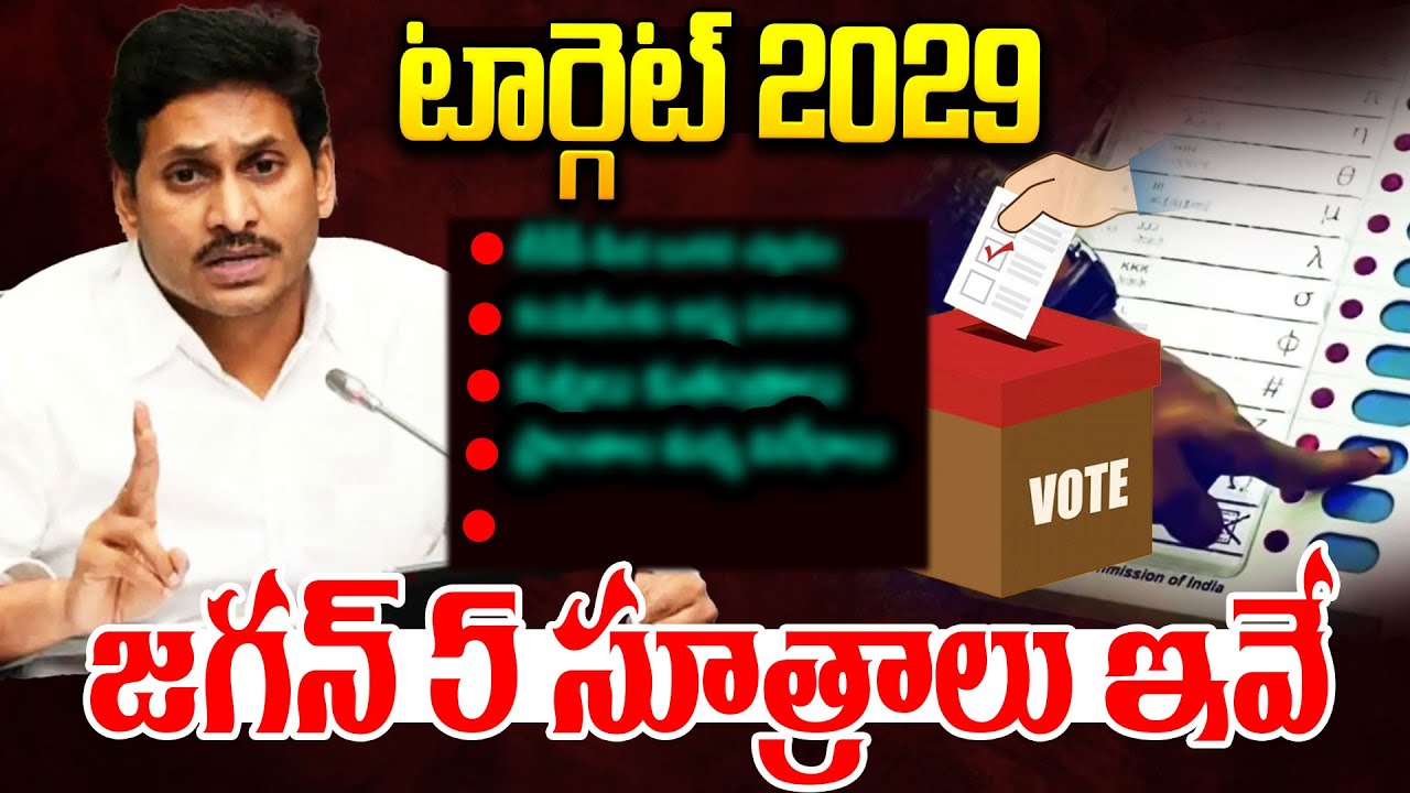Цель 2029 | Это 5 принципов Джагана.. | YSRCP | #последниеновости