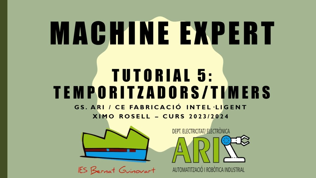 Schneider Machine Expert. M241. Tutorial 5: Temporitzadors / Timers