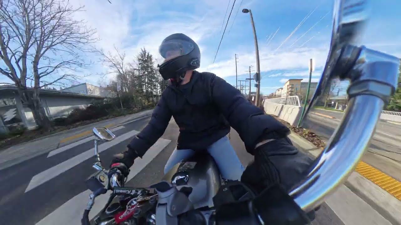 Insta 360 Motorcycle Commute - Suzuki TU250x 