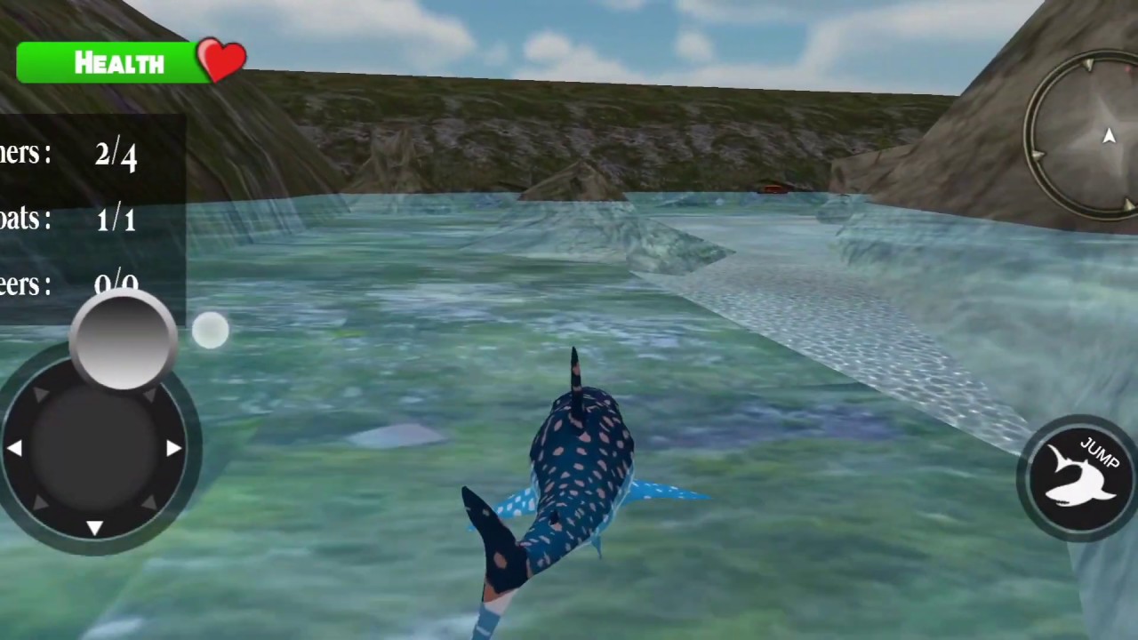 Game ikan hiu hungry shark attack lucu seru