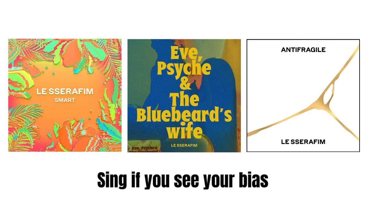Sing if you see your bias !! Le sserafim pack
