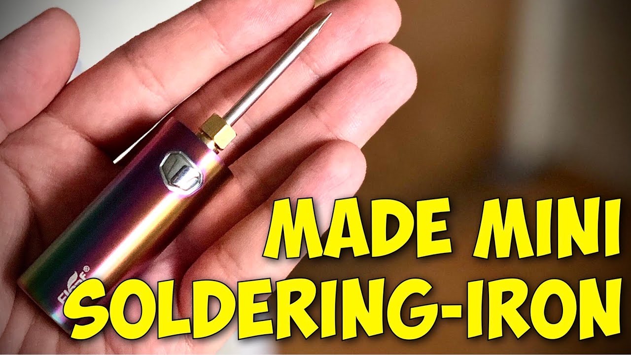 Soldering Iron From Vape | DIY | Review