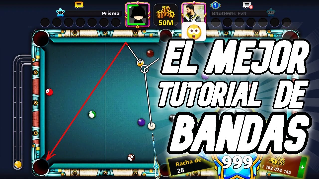 TUTORIAL DEFINITIVO PARA APRENDER BANDAS | 8 ball pool