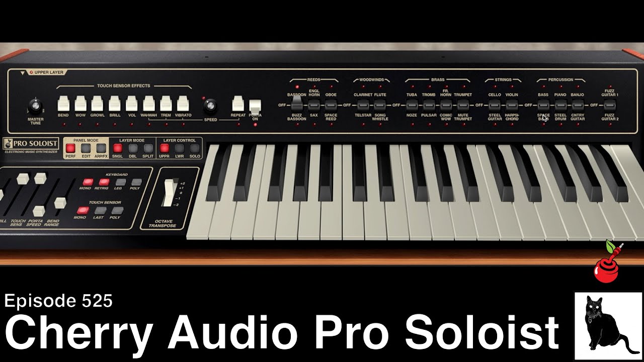 Cherry Audio Pro Soloist: A detailed demo/tutorial of a prog rock and 1970s classic