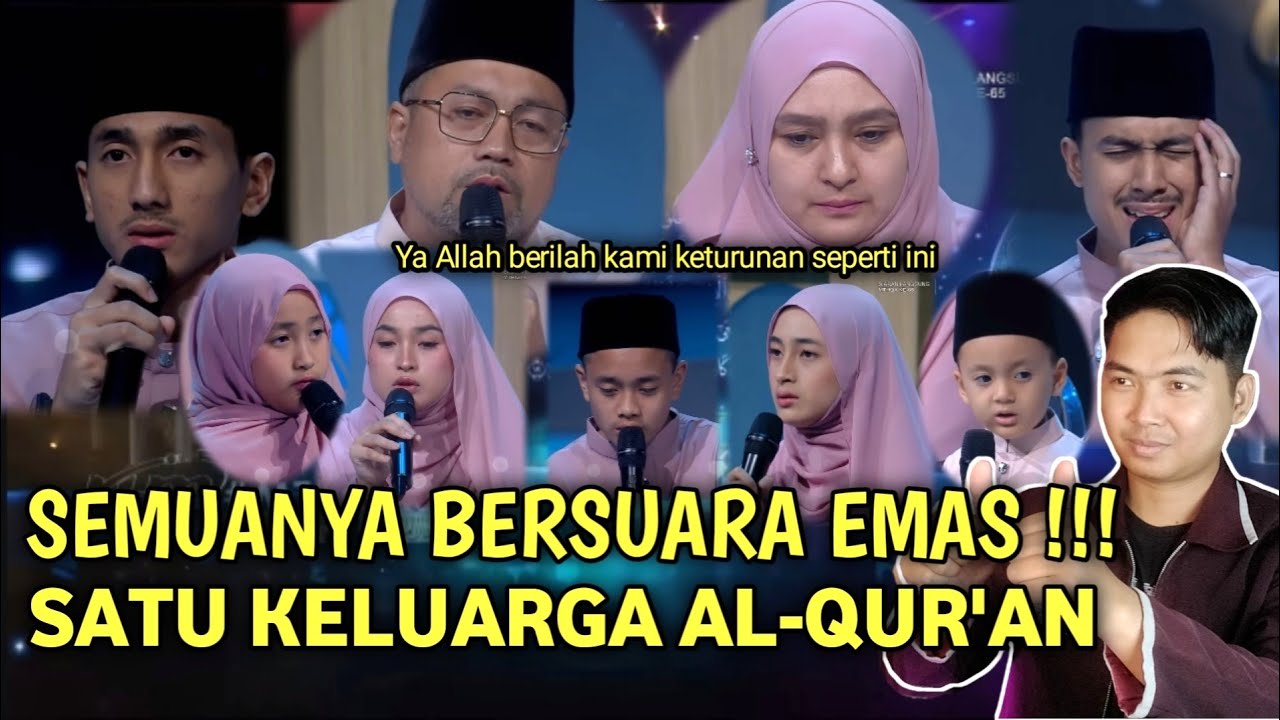 Sampai Yang PALING KECIL LOH BISA TILAWAH II KELUARGA DARI MALAYSIA 