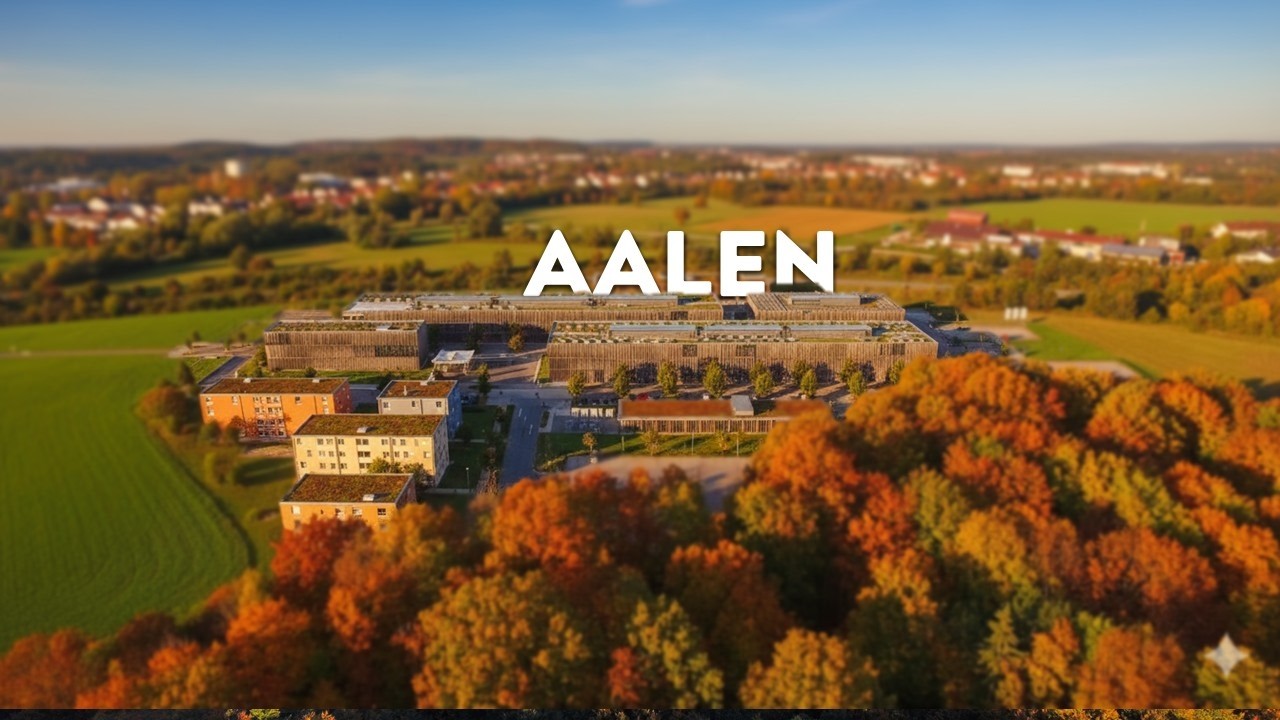 ☀️ GOLDEN HOUR over Southern GERMANY | AALEN, Drone, 4K