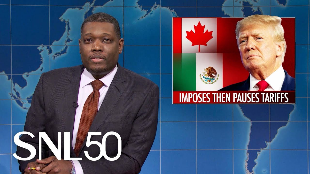Weekend Update: Trump Causes Tariff Confusion, Elon Musk's SpaceX Starship Explodes - SNL