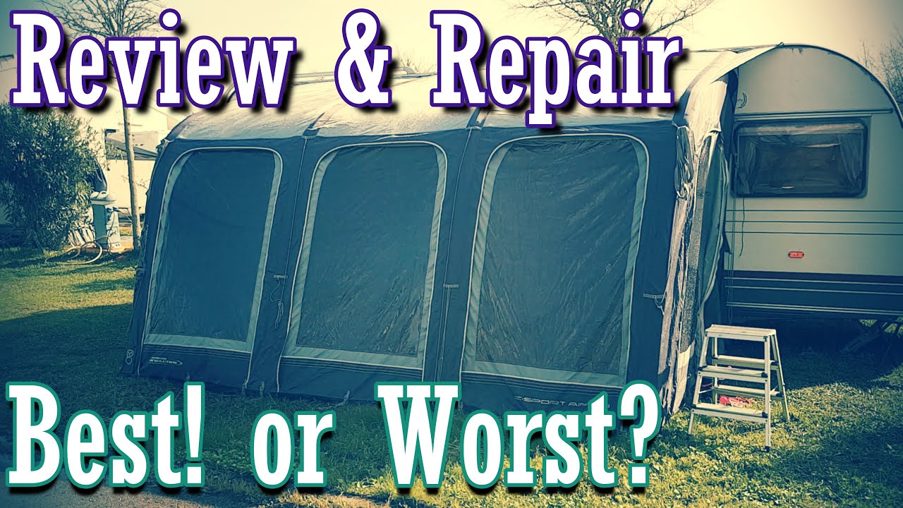 Outdoor Revolution E Sport Air 400 // Awning Review  // How (not) to Fix Leaks