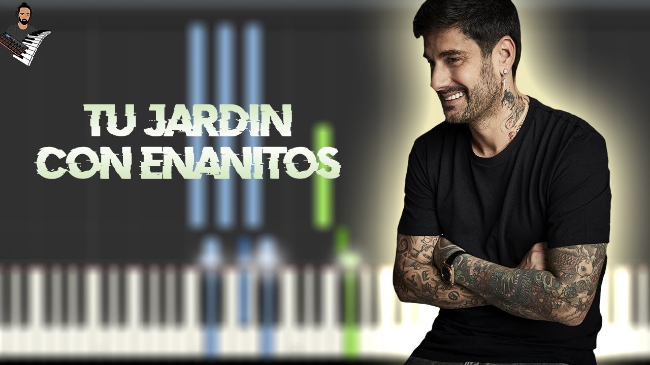 Melendi - Tu jardín con enanitos | Instrumental Piano Tutorial / Partitura / Karaoke / MIDI