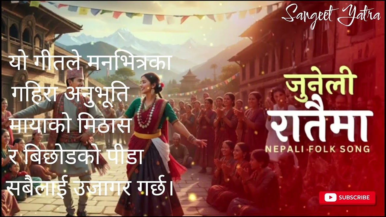 🌙 जुनेली रातैमा | Juneli Rataima | New Nepali Lok Dohori Song 2082 | Sangeet Yatra Official 🎶
