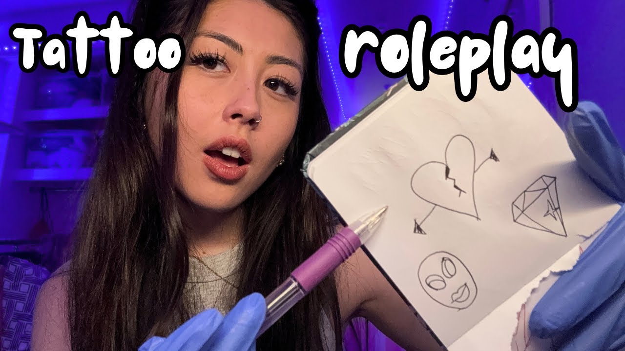 ASMR super fast & aggressive Tattoo Roleplay for tingles! 🎨✍️✨💤
