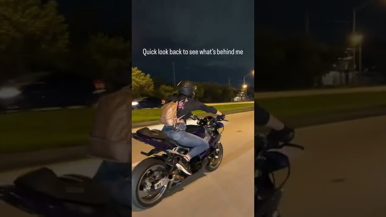 COOL GIRL ONE-WHEELING HEAVY BIKE