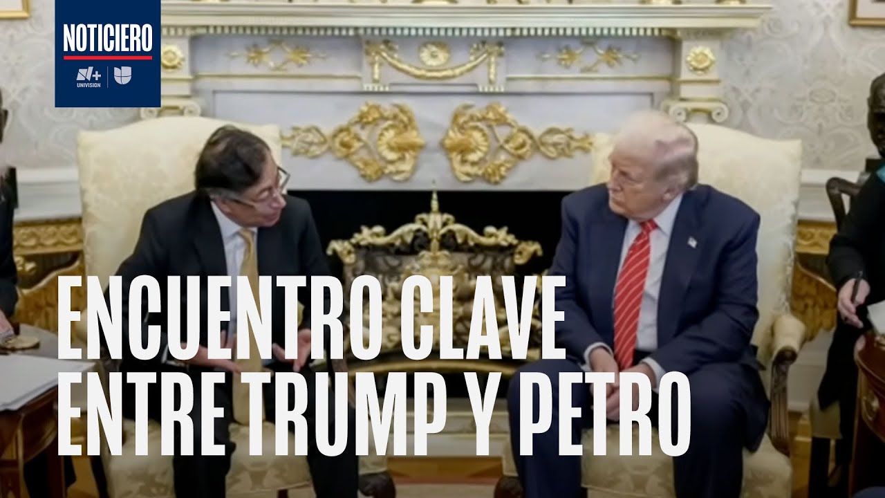 Trump y Gustavo Petro se reúnen en la Casa Blanca y muestran tono optimista