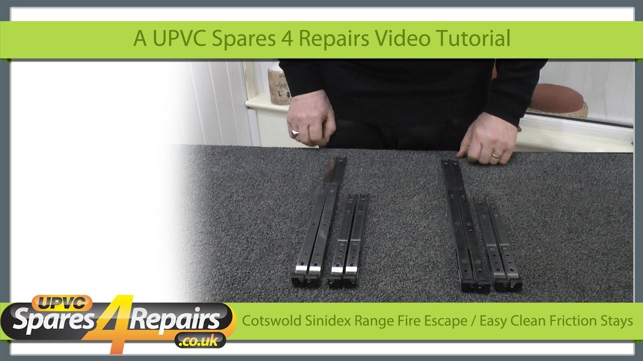 Cotswold Sinidex Egress Fire Escape Easy Clean Window Hinges