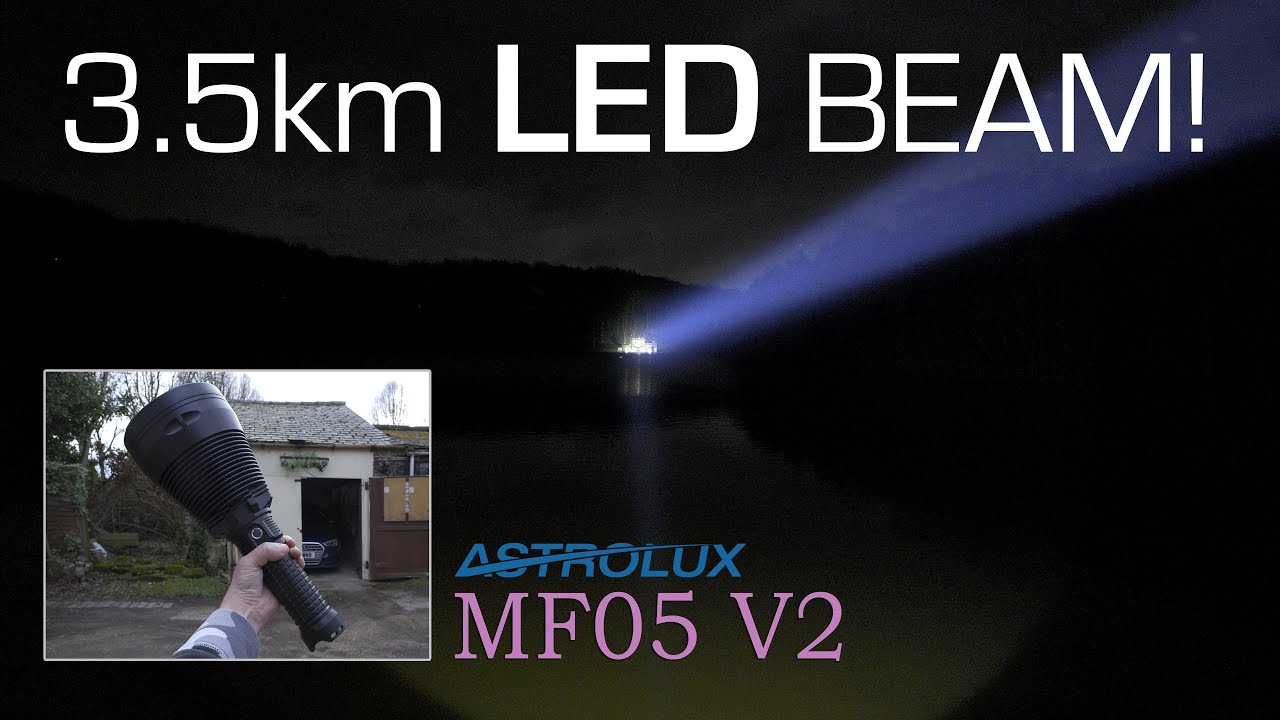 ASTROLUX MF05 V2 - World's Longest LED beam!!!!