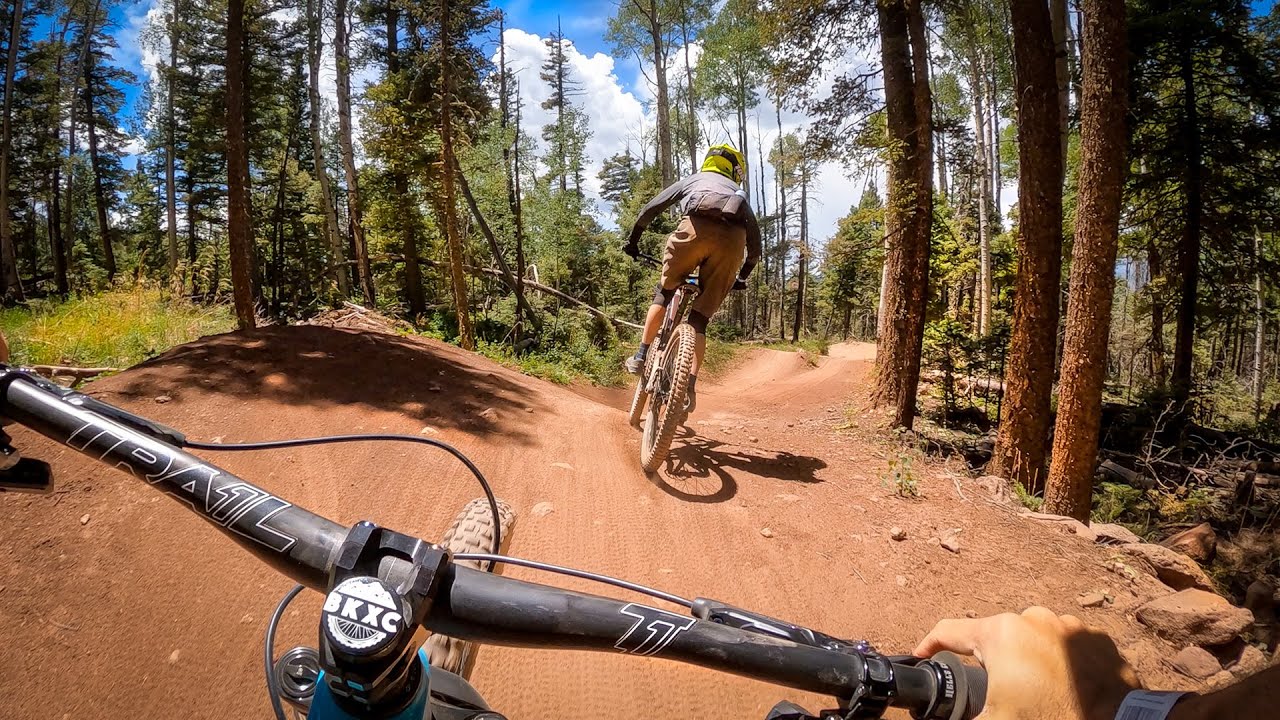 Bike park too bbbumpy? Time for a downhill bike | Angel Fire Bike Park Mountain Biking