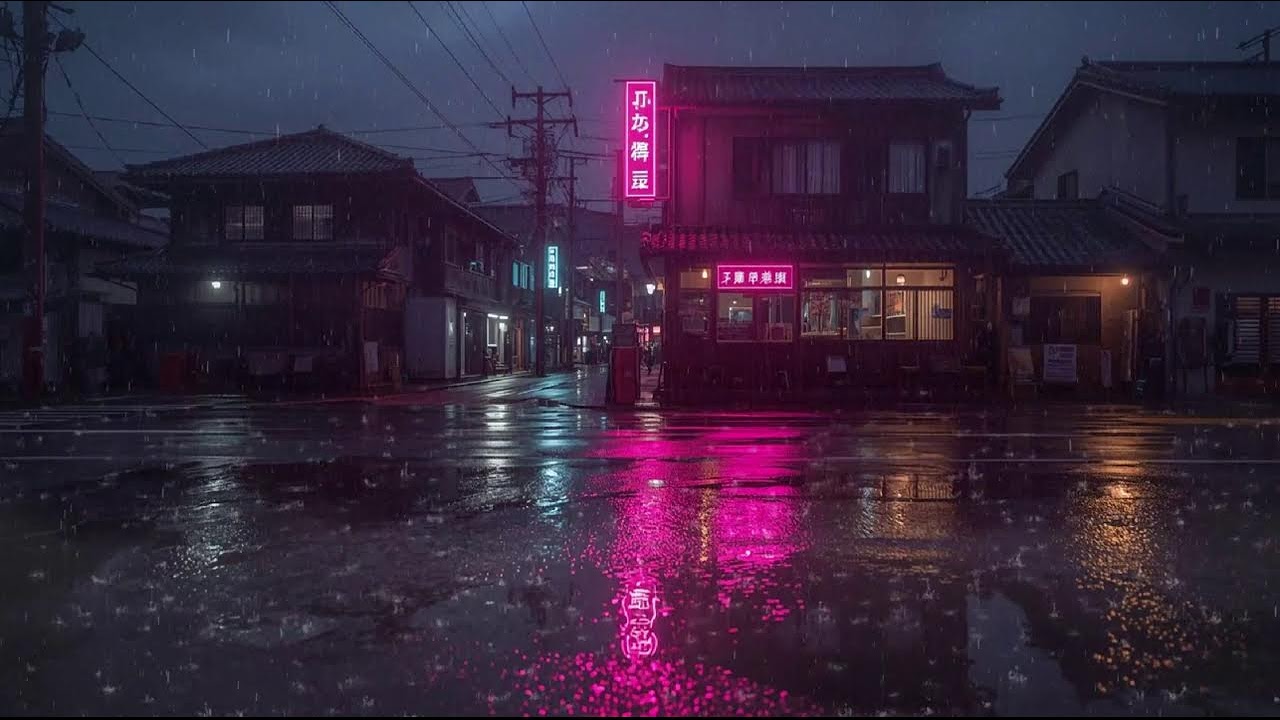 Night Rain Ambience 🌙 Lofi Beats for Focus, Relax & Quiet Moments #65