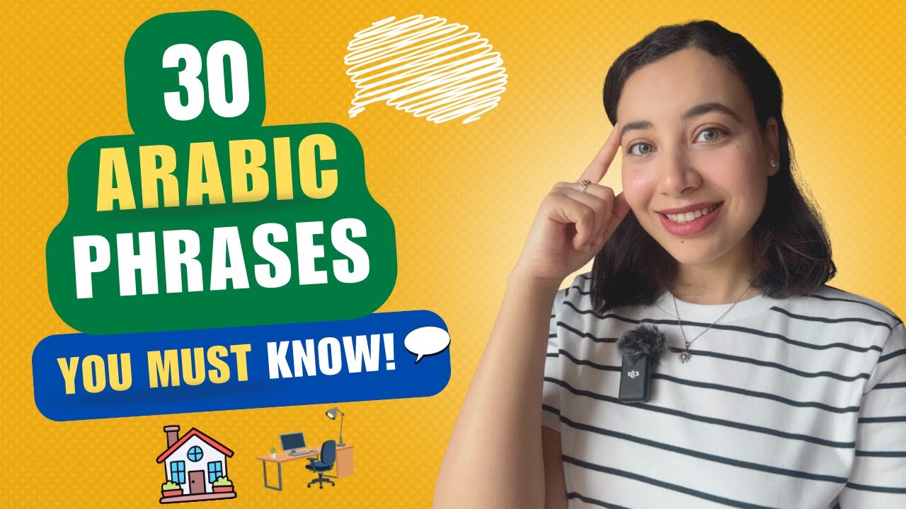 Learn 30 Daily Arabic Phrases You Must Know | Learn Arabic for Beginners from Zero to Hero