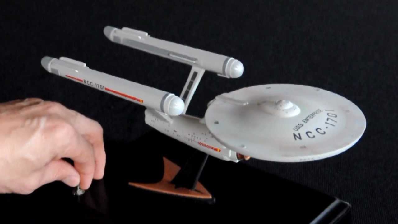 Star Trek 1/1000 Polar Lights TOS Enterpise Lighted Detailed Build
