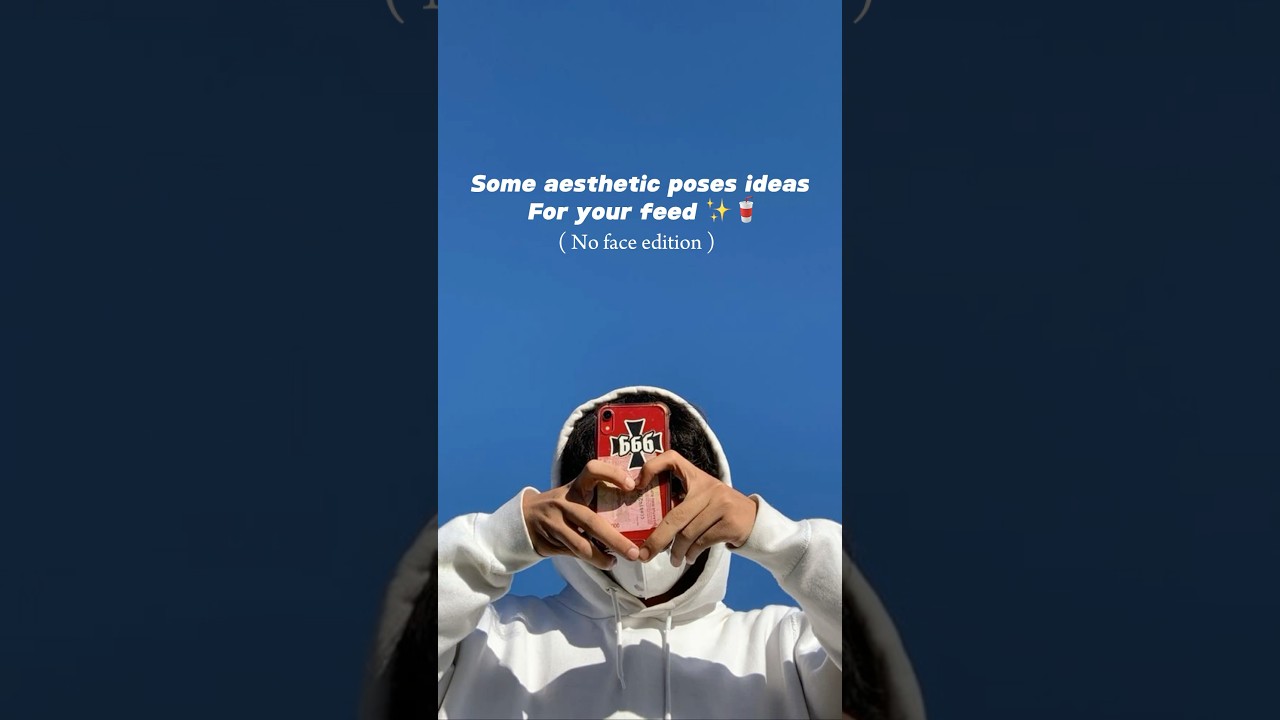 No face poses ideas 💡 | aesthetic hide poses for Instagram 