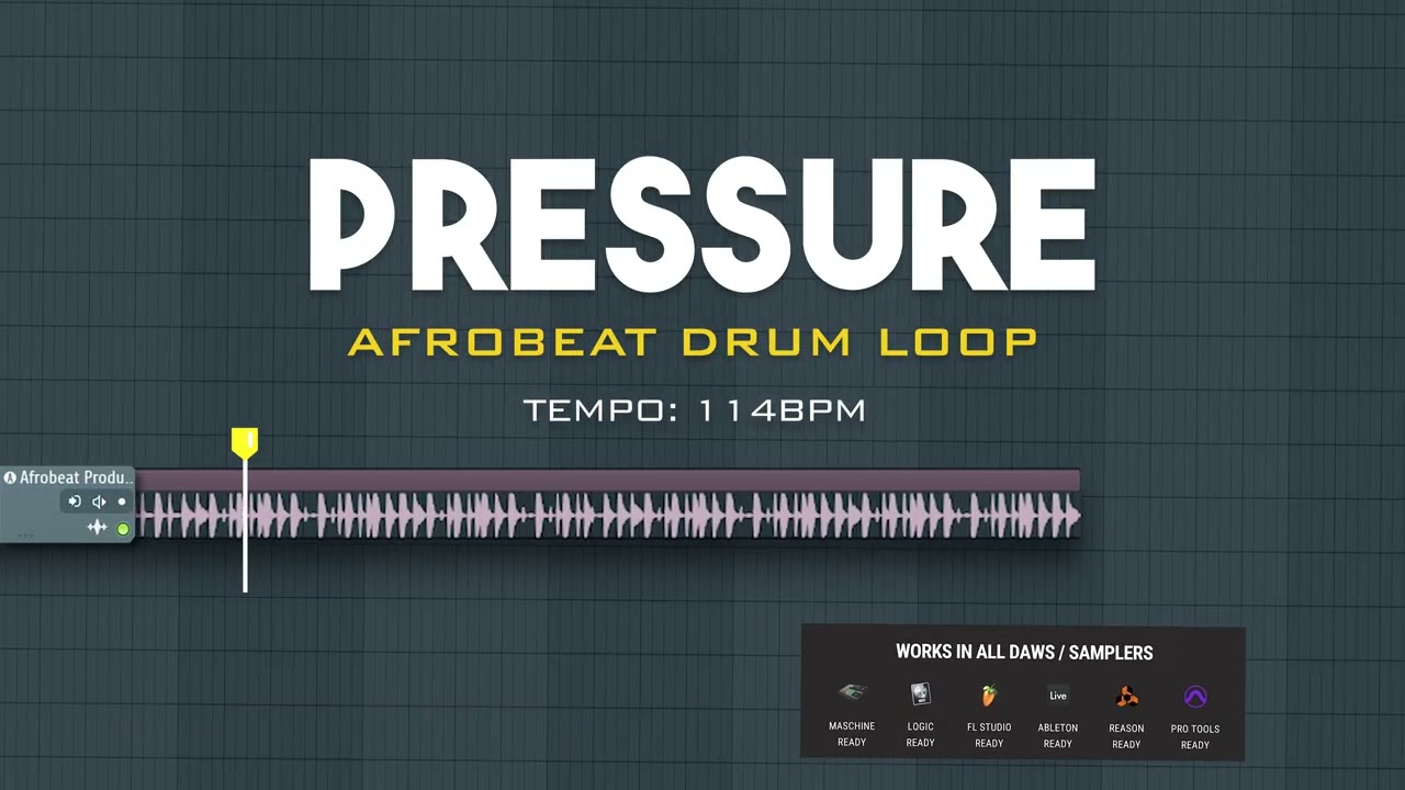 FREE DOWNLOAD Afrobeat Drum Loop 100% Royalty Free | Afro Drum Sample | 