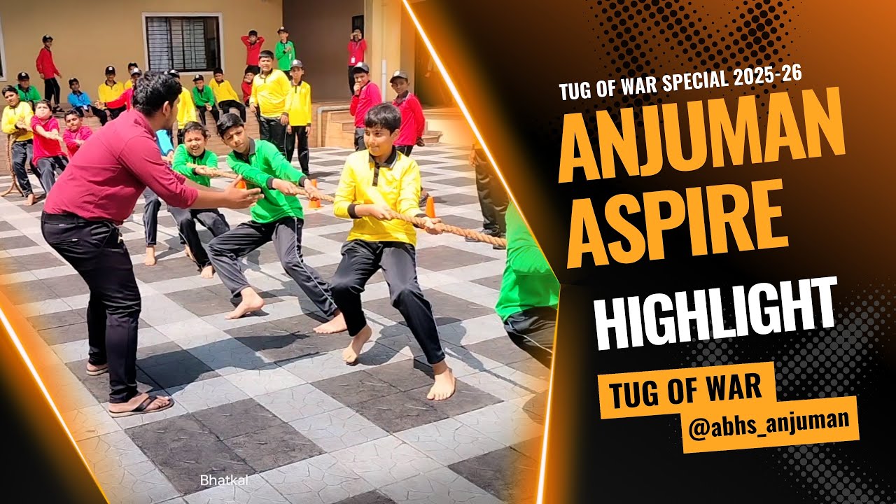 Who Pulled It Better? Tug of War Highlights | Anjuman Aspire 2025