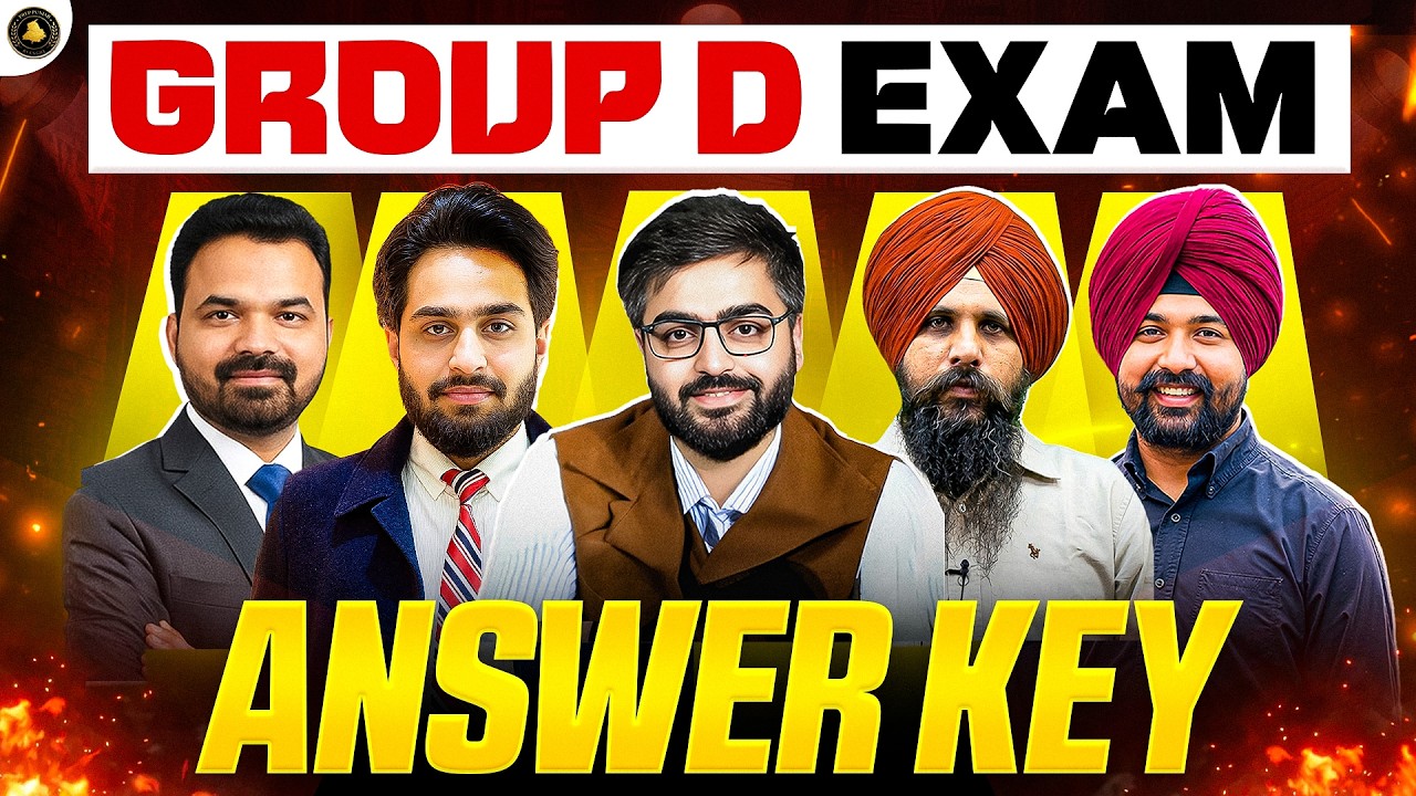 PSSSB Group-D Exam 2026 | Answer Key | All Questions Solved 🔥 | Prep Punjab