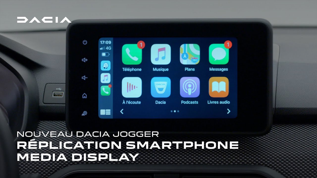 NOUVEAU DACIA JOGGER | Réplication smartphone Média Nav | DACIA