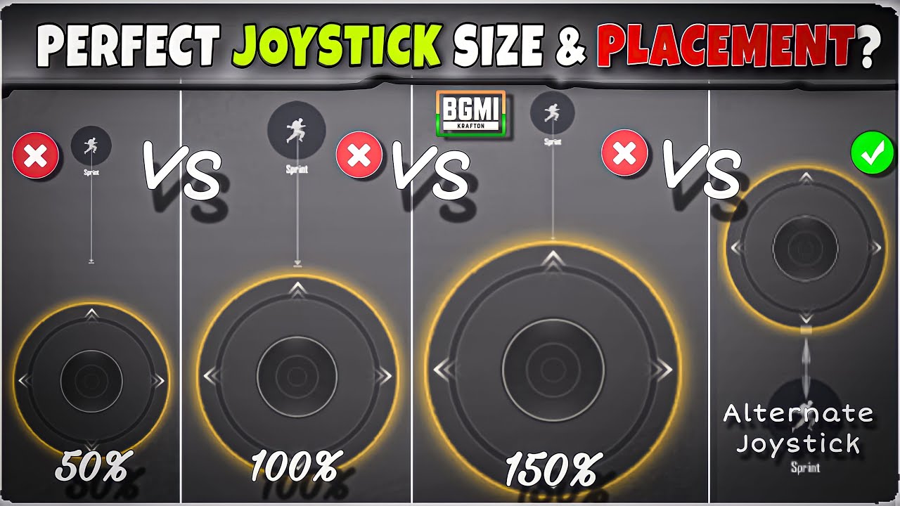 Perfect Joystick Size & Placement For Fast Movement ( BGMI / PUBG ) | How To Ziggle Like Jonathan