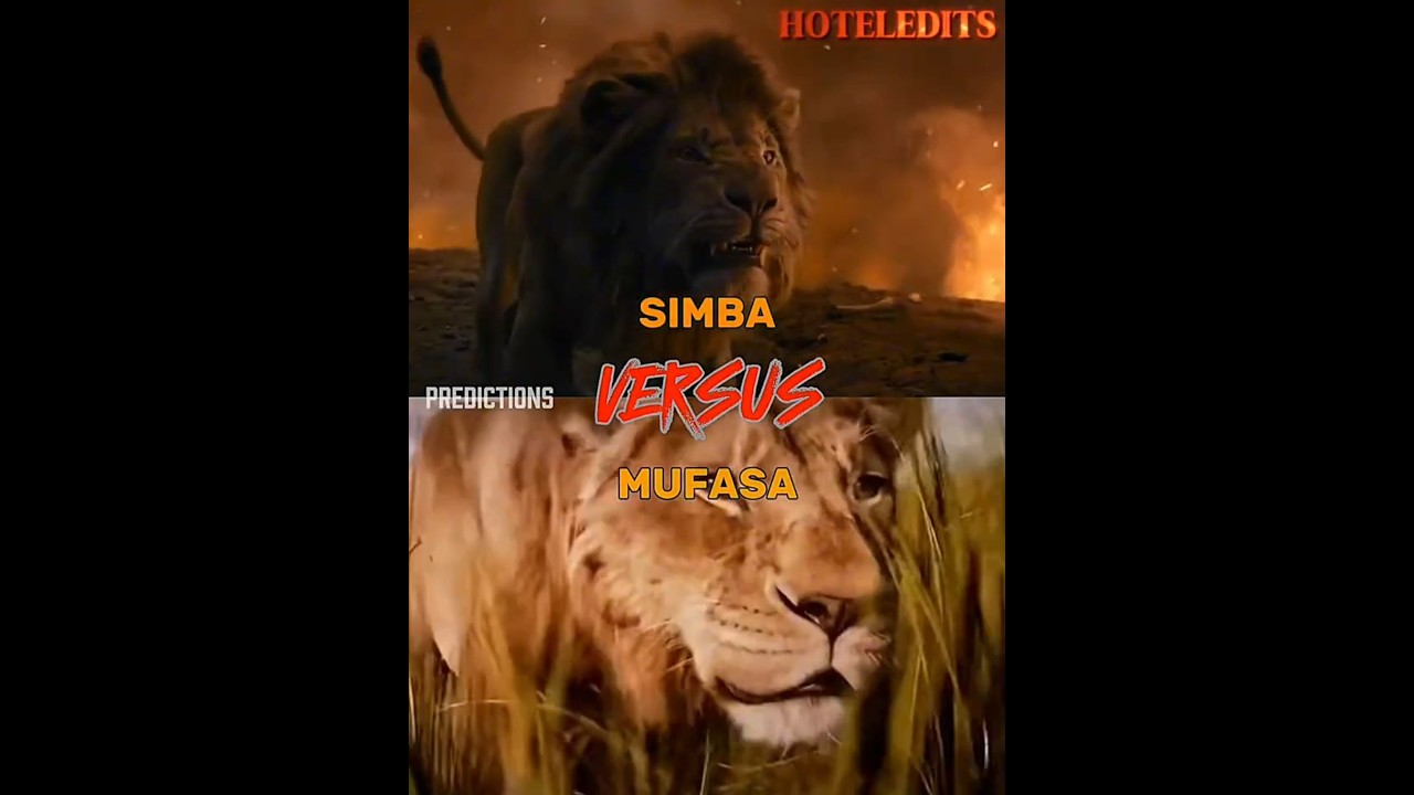 Simba (2019) VS Mufasa (2024)