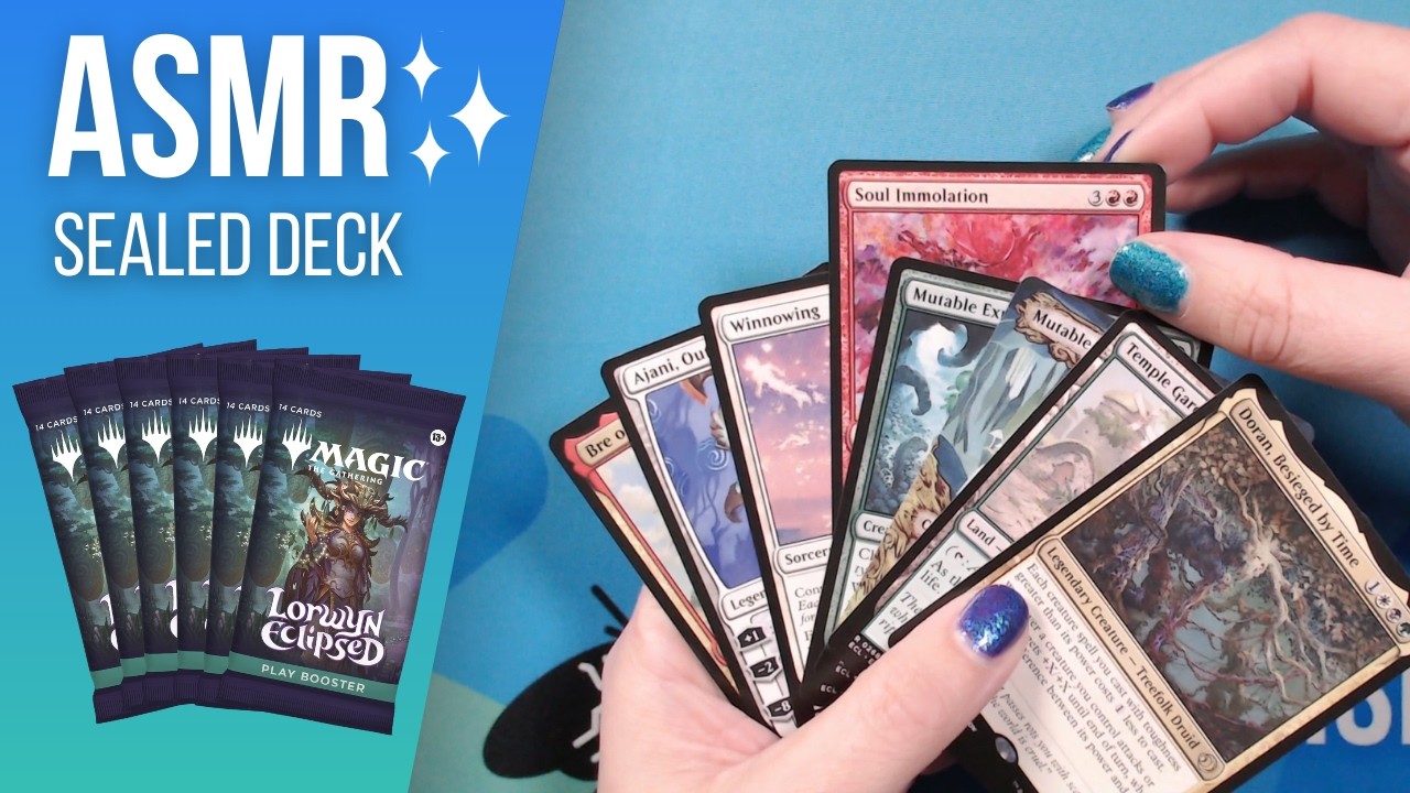 ASMR Magic the Gathering | Sealed Deck | Lorwyn Eclipsed