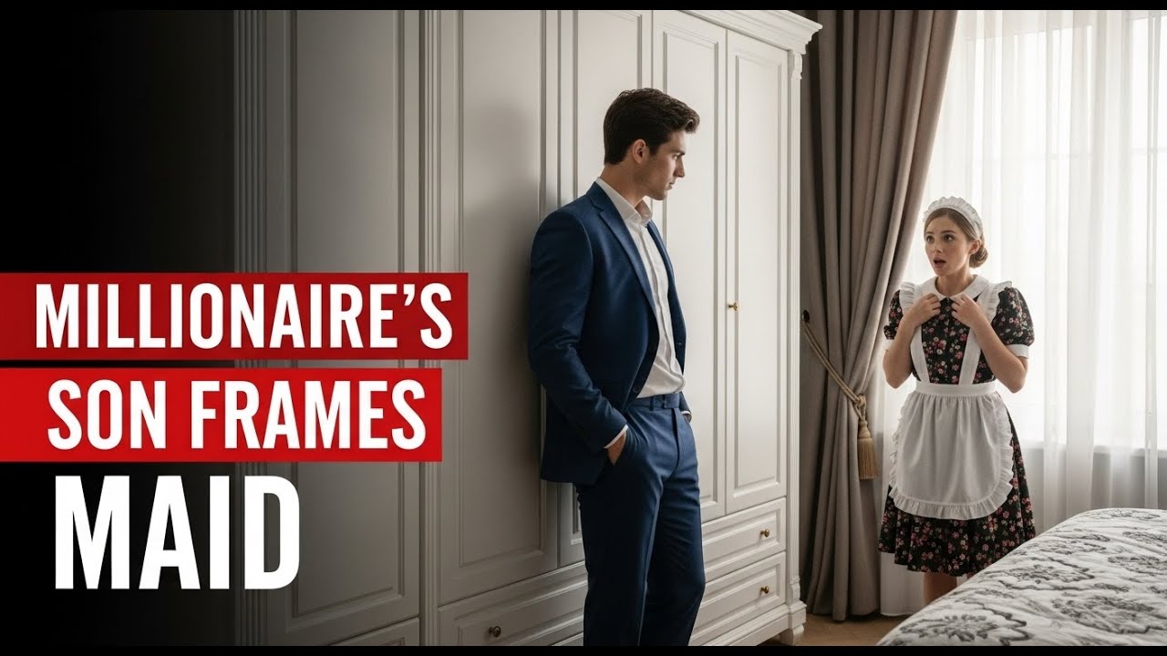 Millionaire's Son Frames Maid