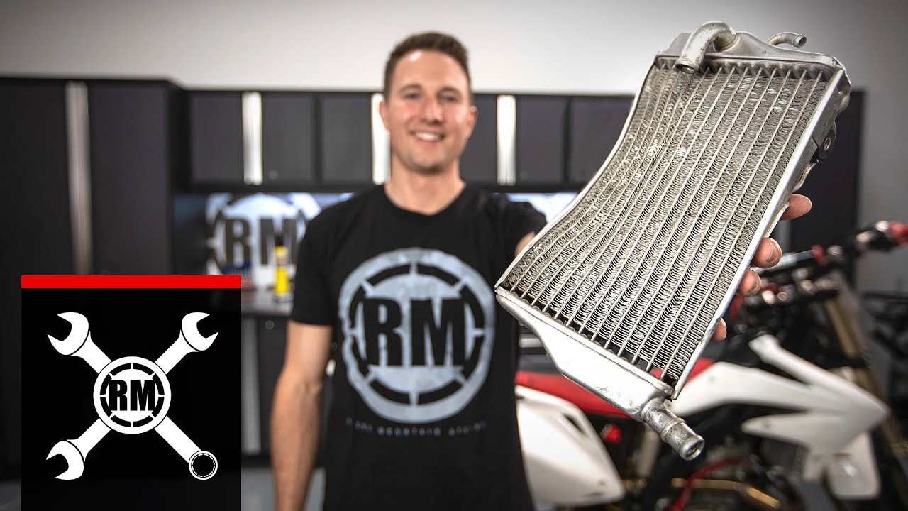 How To Straighten a Bent Dirt Bike Radiator