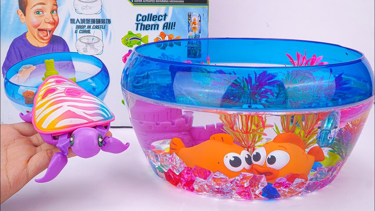 [🐠toy asmr🐠] Little Live Pets Lil' Turtle & Aquarium Playset ASMR ⭐ Satisfying with Unboxing