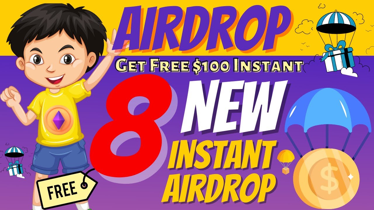 New Instant Airdrop | 8 Instant Crypto Airdrops 2023 | Fantom | TRON | Polygon | Instant Withdrawal