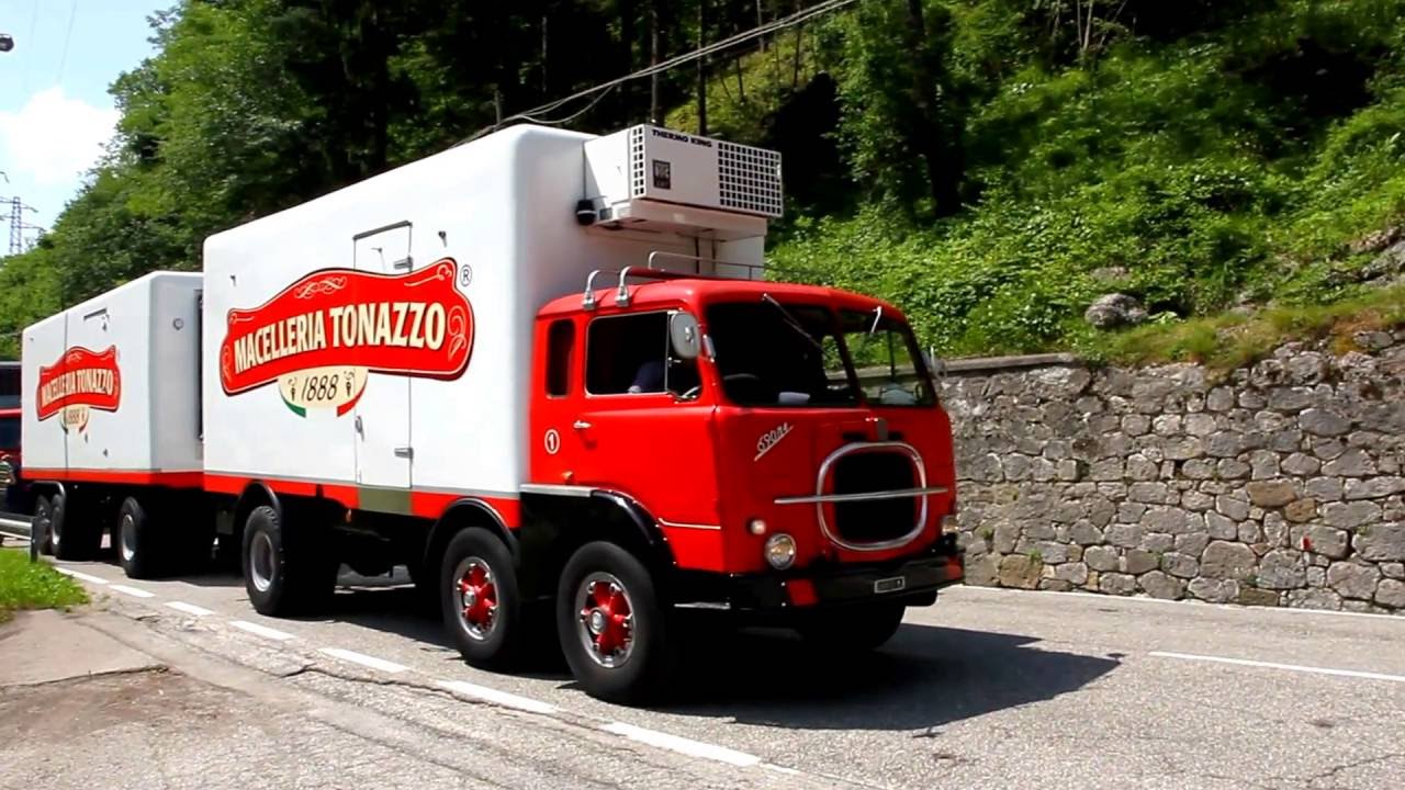 Diretta .... apprensione per i camion storici della Macelleria Tonazzo al raduno ....