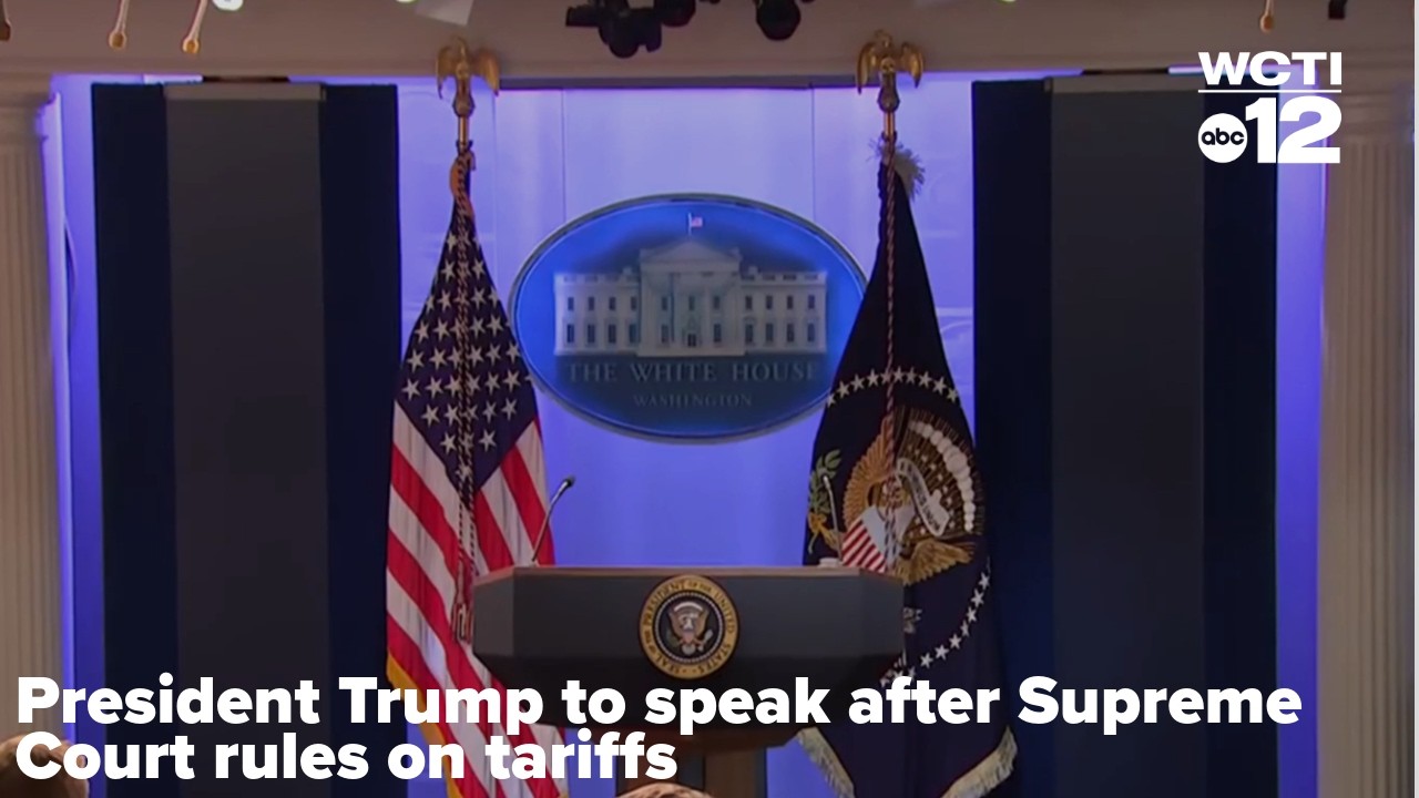 President Trump to speak after Supreme Court rules against tariffs